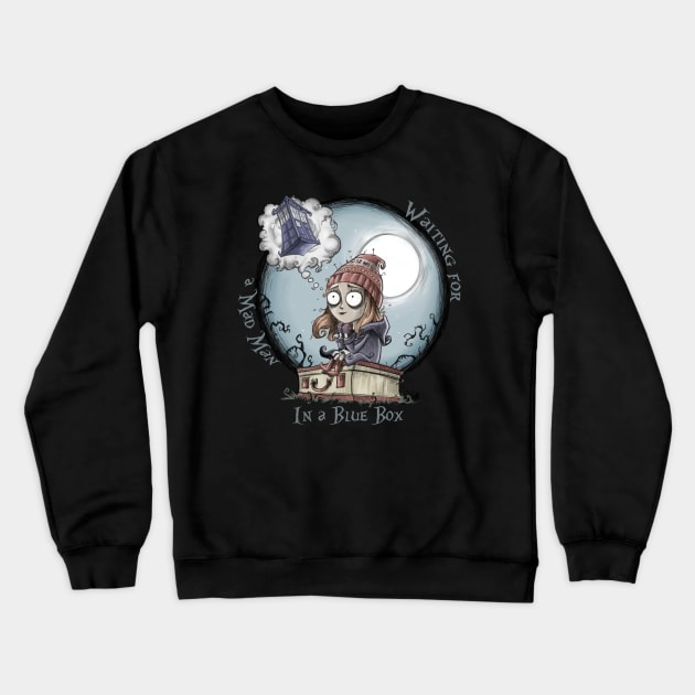 The Girl Who Waited Crewneck Sweatshirt by saqman